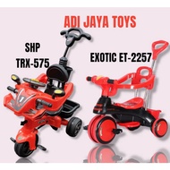 Tricycle trx 575 exotic et-2257 children's tricycle goes iron push trx575 exotic et2257