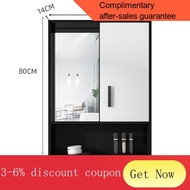 ！Spot Wholesale Bathroom Mirror Cabinet Mirror Hidden Hidden Hidden Mirror Cabinet Separate Bathroom Hidden Sliding Door