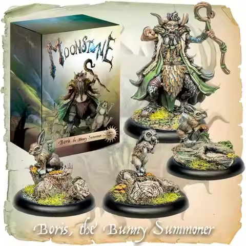 Resin Model Assembly Kit, GK,Boris The Bunny Summoner, Unpainted (including Base)