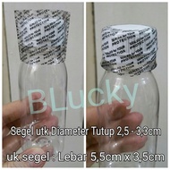 SEALED FY PROTECTION Plastic Seals - 250pcs Shrink Plastic Seals Width 5.5cmx3.5cm