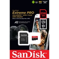 SanDisk 256GB Extreme PRO Micro SDXC R170/W90 As the Picture One