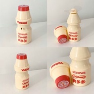 Vintage Yakult Funny Kuso Yacool Cooling Mini Handhold Electric Fan 益力多搞惡手提迷你電風扇 爽多多 芭蕉扇