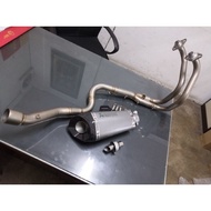 z250 ninja 250 akrapovic exhaust full system carbon for z250