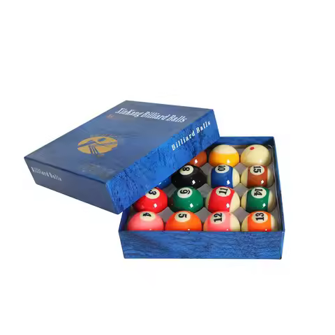 Billiard Pool Ball Set, Full Set Tournament, Number Ball Set, 16 Balls, 2-1/4 ", 57mm, 2-1/16", 52.5