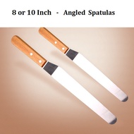 [SG Seller] 8 or 10 Inch Angled Spatula Frosting Spreading Smoothening Butter Knife