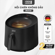 Nồi chiên không dầu Lebenlang LBL8187 1500W nồi 5L mặt kính cường lực bảo hành 2 năm - hàng chính hã