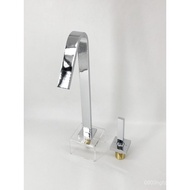 Faucet Single-Handle Flat Two-Piece Set Yojia Heightened Split Vertical Countertop Basin Faucet Bath