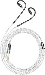 0.78mm 2Pin 5N OFC Silver Plating+Graphene Earphone Cables for Audeze iSINE20 LCDi3 LCDi4 64audio A1