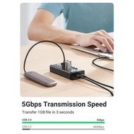 Ugreen Hub Usb 3.0 Splitter 7 In 1 Led 12V Charging & Data Transfer 5Gbps