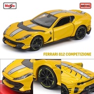 Maisto 1:64 Ferrari 812 Superfast SF90 SP1 Lamborghini 37 Chassis full alloy die-casting car model c