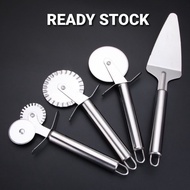PIZZA CUTTER CAKE SPADE PIZZA SCOOP STAINLESS STEEL