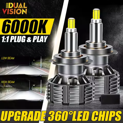 3D 360 CSP H7 LED Car Headlight Bulb Canbus H8 H9 H11 Fog Light H1 H18 9006 Hb4 9005 HB3 Plug&Play A