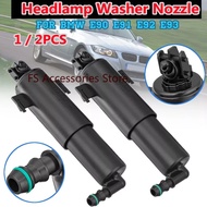 1/2PCS Headlamp Washer Nozzle Cylinder Spray Nozzle For BMW 3 Series E90 E91 E92 E93 61677308526,616