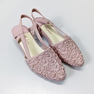 Sampai7an SPT-75 Sandal Sepatu Wanita Low Heel Tali Woman Slip-On Mules Shoes Model Tali Terbaru COD