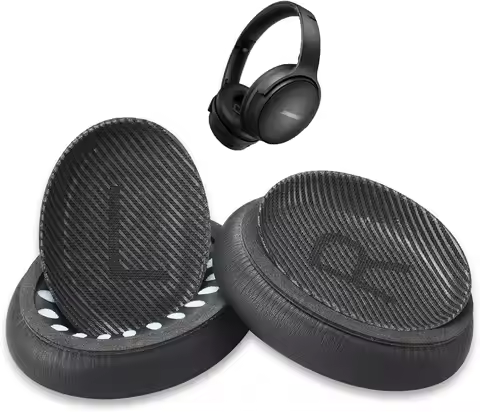 QC35 Ear Pads QC45 Cushions,Replacement Ear Pads Upgraded Ear Cushions for Bose QuietComfort QC QC45