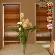 [BO Blind] 35mm Premium Timber Blinds Custom Made Made in Malaysia