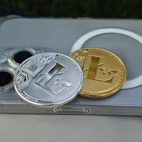 Christmas Gift Ethereum Virtual Currency Litecoin Foreign Trade Currency Bitcoin Antique Creative Co