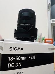 Sigma 18-50mm F2.8 Sony E 鏡頭 連UV鏡