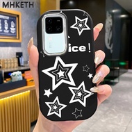 Case For VIVO V30 Pro 5G V29 V29e V27 5G V23 V23i V20 S1 S7 Shockproof Silicone Phone Star Pattern