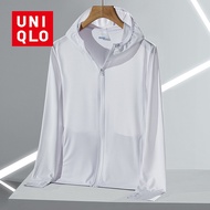 Uniqlo AIRism Mens Sun Protection Jacket UPF50 + UV Protection Soft Stretch Wear Camouflage Color Ru