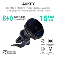 Aukey HD-M12 MagLink Freeze MagSafe Wireless Charging with Cooling System Phone Mount