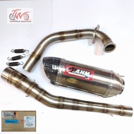 LC135 4S EXHAUST RACING OPEN STAINLESS STEEL AHM M3
