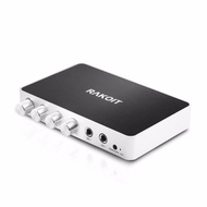 Portable Digital Stereo Audio Echo System Machine HDMI Karaoke Mixer Amplifier with 2 Mics Works wit