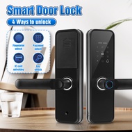 Digital Lock Waterproof Smart Door Lock Set Fingerprint Door Lock Digital Electronic Door Lock Kunci Pintar Tuya Smart L