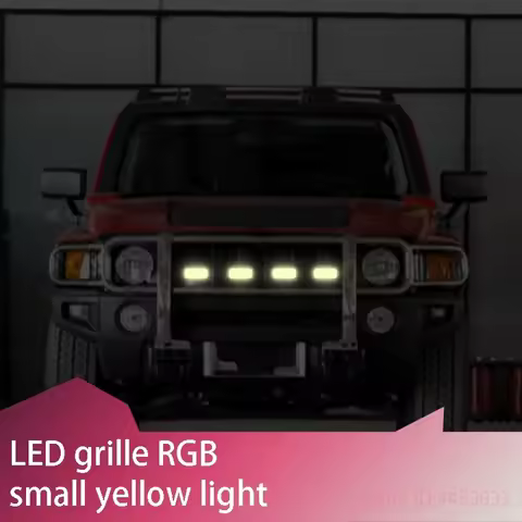 FOR Hummer h3 h2 h1 hx Car Front LED Grille Light RGB Auto Flash Warning Safety Signal Lamps APP Con