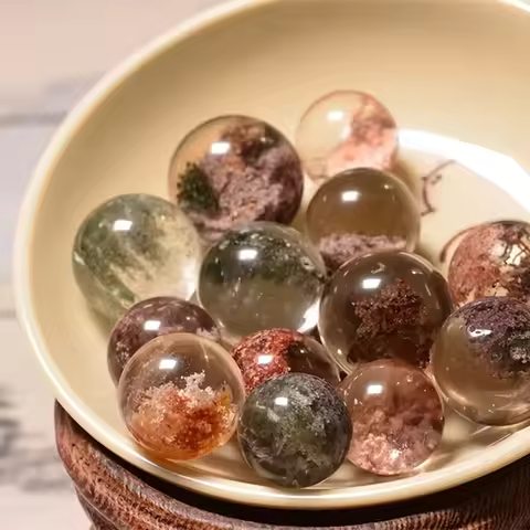 Garden Quartz Sphere, Phantom Garden Quartz Sphere, Crystal Ball, Reiki Heal, Divination Ball, Home 