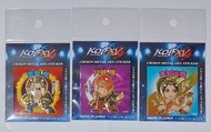 [預訂] 全套3款 KOF XV 拳皇 The King of Fighters 日本限定 SNK x GREENHOUSE 雕金 貼紙 餅貼 (草薙京 / 八神庵 / 不知火舞)