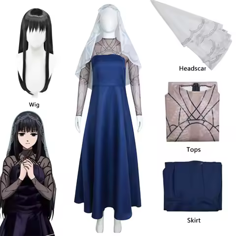 Sakamoto Days Osaragi Cosplay Costume Wigs Dress Veil Assassin Taro Sakamoto Halloween Party Uniform