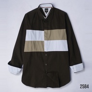 KATUN KEMEJA DGM Workshirt Premium 30s Twill Cotton Work Shirt Long Sleeve Combination Men's Shirt S