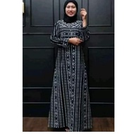 gamis tenun toraja hitam etnik