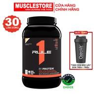 Rule 1 Whey Protein Isolate and Hydrolyzed Milk (2LBS/30Kg) Supports Muscle Gain, Fat Loss, 25g Prot