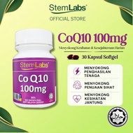 StemLabs CoQ10 100mg | Suplemen Tenaga, Kesihatan Jantung & TTC [JAKIM Halal | Kelulusan KKM]