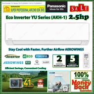 Panasonic 2.5hp Eco Inverter Air Conditioner CS-YU24AKH-1 &amp; CU-YU24AKH-1 R32 Inverter Air Conditioner