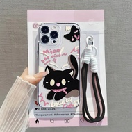[ Case+Support Strap] Aesthetic Cute Case For VIVO Y400/Y100/Y01/Y02/Y03/Y04/Y20/Y27 4G/Y28 4G/Y29/Y
