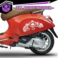 SC.148/STICKER CUTTING/STICKER SKULL/STICKER SKULL STICKER COOL STICKER SIMPLE STRIPING/SIMPLE DECAL