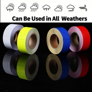 CAHAYA 5cm x 5 Meter Waterproof Reflective Stickers for Vehicles Easy to Install Strong Heat Resista