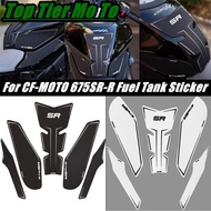 For CF-MOTO 675SR-R 675SS 2024-2026 Protector Anti Slip Tank Pad Sticker Fishbone patch Gas Knee Gri