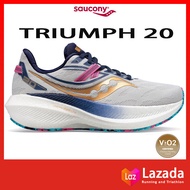 รองเท้าวิ่ง Saucony Triumph 20 *จัดส่งฟรี ส่งเร็วมาก เก็บเงินปลายทาง* รองเท้าวิ่งชาย รองเท้าวิ่งหญิง