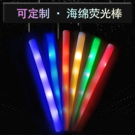 Sponge Glow Stick Making LOGO Concert Props Foam Glow Stick Glow Stick Flash Silver Glow Party Atmos