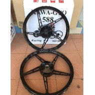 SPORT RIM 588 RACING F1 FOR HONDA WAVE 100 COLOUR BLACK