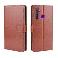 Realme C3 Case PU Leather Wallet Flip Phone Case OPPO Realme C3 C 3 RealmeC3 Back Cover
