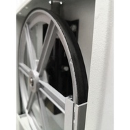 4 Pieces Band Saw Rubber Tire Band Woodworking Spare Parts for 12 Inch Band Saw Scroll Wheel