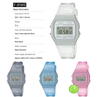 CASIO UNISEX STANDARD DIGITAL COLOR JELLY QUARTZ WATCH F-91WS series / F91WS / F-91 / F-91WS-2 / F-9