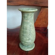9.5"/3kg Stunning Natural Green Stone Vase (SV1)