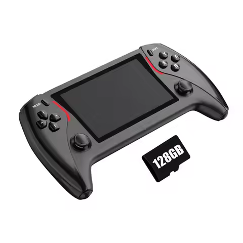 A97I-PROJECT X PRO Handheld Video Game Console 128G+20000 Games 4.3Inch Display 3D Stereo Sound Supp