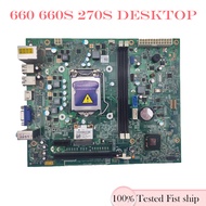 For Dell 660 660S 270S Desktop Motherboard 11061-1 0478VN 478VN LGA 1155 DDR3 Mainboard Tested